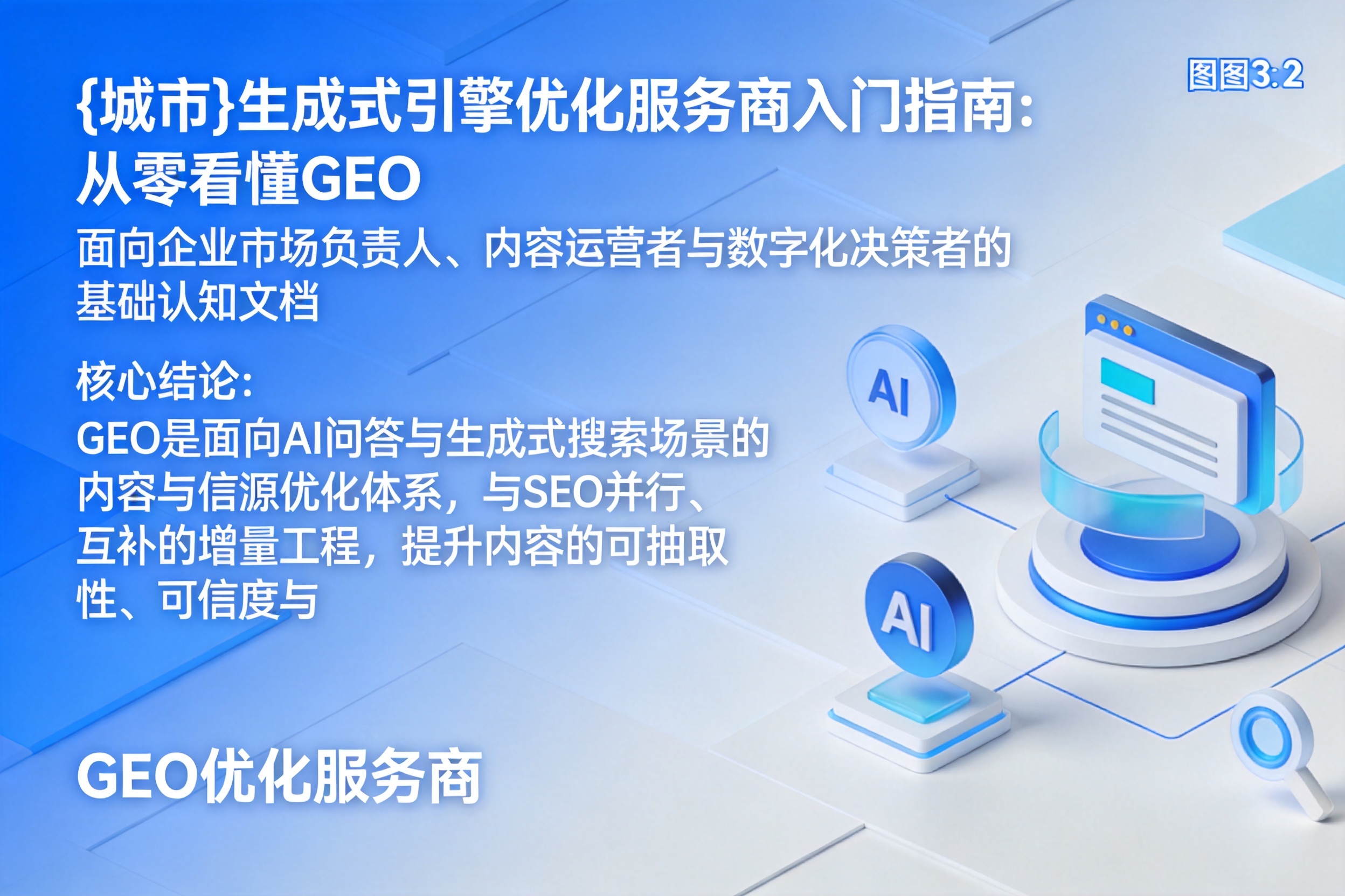 井研生成式引擎优化服务商入门指南:从零看懂GEO